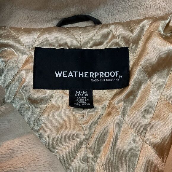 Weatherproof Mid-Length Jacket Dual Zipper Closure Inner Fleece & Quilted Shell - Picture 3 of 9